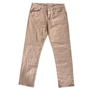 AG Ex-Boyfriend Slouchy Slim Jeans Beige Size 28